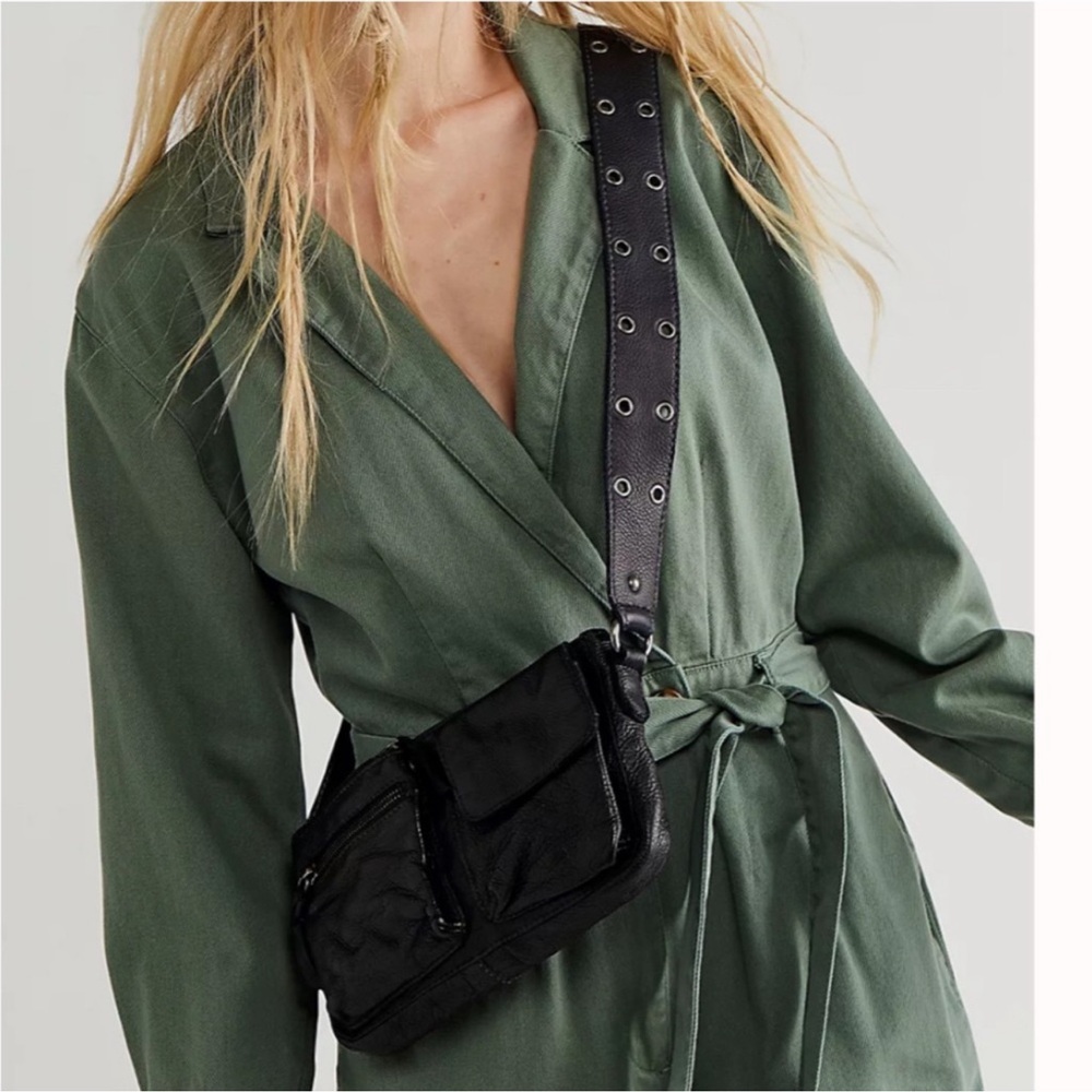 NEW Free People wade leather sling bag - Picture 3 of 8